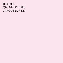 #FBE4EE - Carousel Pink Color Image